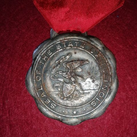 Medalje Seal of State of Illinois