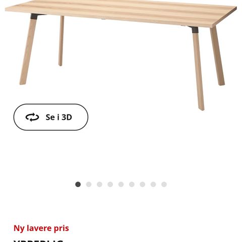 Ikea spisestue bord