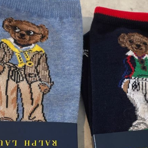 Polo Bear sokker- nye. Fått i gave.