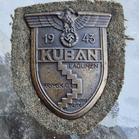 WW2 Original Tysk KUBAN Shilt