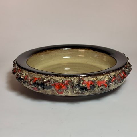 Vintage islandsk keramikkskål