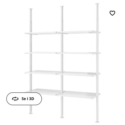 Elvari hyllesystem IKEA NY PRIS