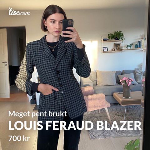 Vintage blazer fra Louis Feraud