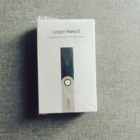 Ledger Nano S helt NY ubrutt pakning!