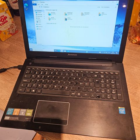 Lenovo Ideapad S510p laptop med lader