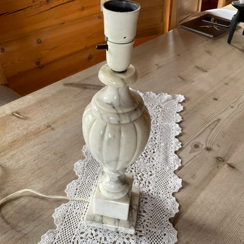 Vintage Marmor Lampe