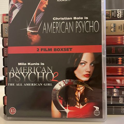 American Psycho/American Psycho 2-65kr ved kjøp av 3 filmer