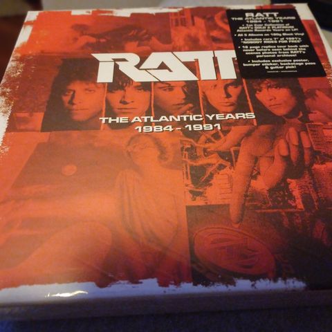 Selger Ratt- The Atlantic Years 1984- 1991 Vinyl Boks