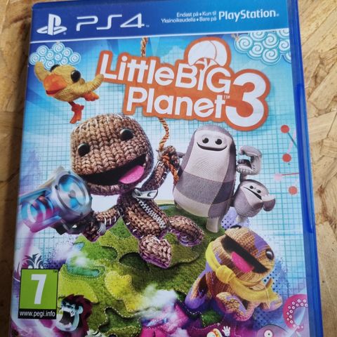 Meget pent PS4 Little Big Planet 3