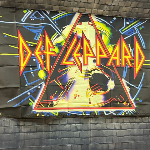 Def Leppard Flagg Vegg Dekor 90 X 150 cm