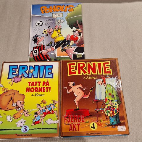 Tegneserier/bok Ernie og Pondus