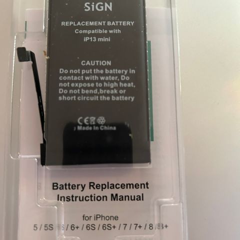 iPhone 13 mini,,batteri, 7 in 1 repair kit for iPhone