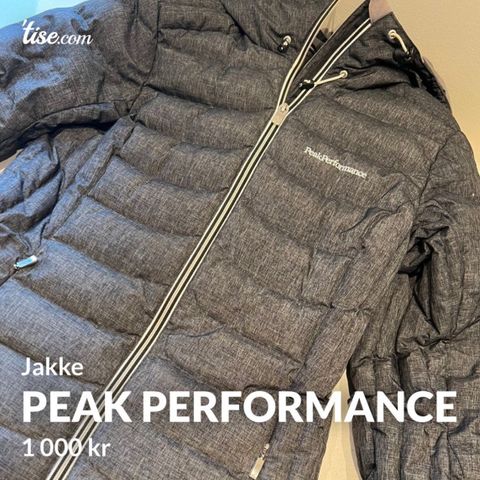 Peak performance jakke
