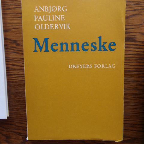 "Menneske" - Anbjørg Pauline Oldervik