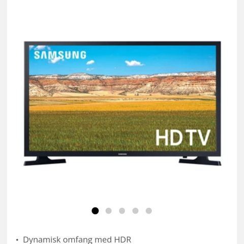 Samsung 32" nesten ubrukt smart tv selges
