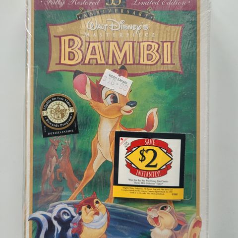 Masterpiece Vhs Bambi