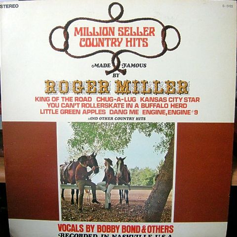 Bobby Bond – Million Seller Country Hits Made Famous By Roger Miller