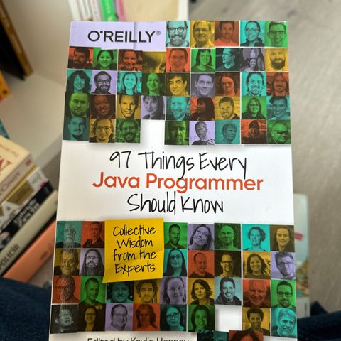 97 things every Java programmer should know