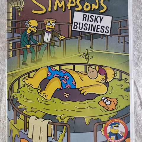 The Simpsons Risky Business DVD norsk tekst