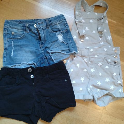 Shortspakke jente 140/146