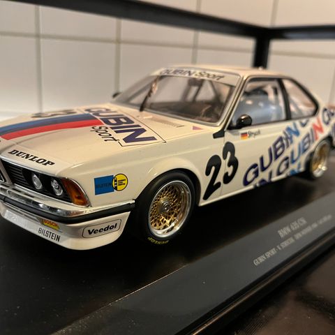 Sjelden 1/18 BMW 635 CSI - DPM WINNER 1984