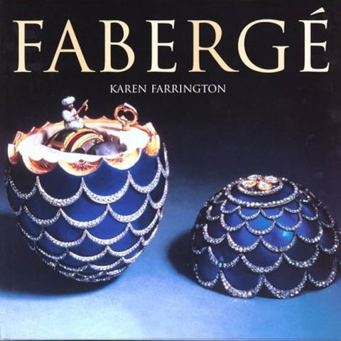 Karen Farrington sin bok om Faberge til salgs.