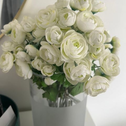 Hvite Kunstige Blomster
