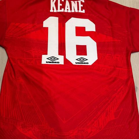 Autentisk Roy Keane 1994-96 hjemmedrakt, Large