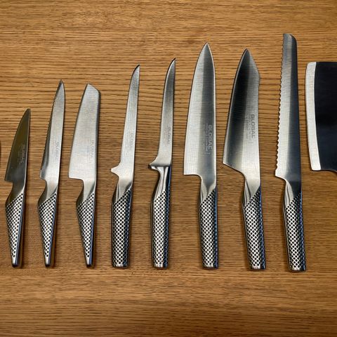 Global kniver, samling / sett (10stk.)