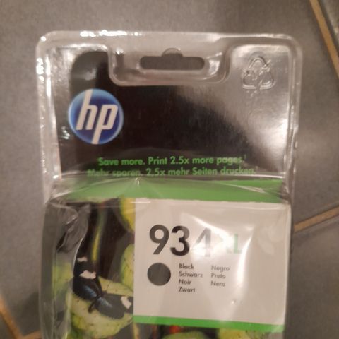 Hp 934XL Blekkpatron , svart 450 kr