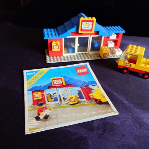 Lego postkontor og postbil (Vintage Lego: 6362)