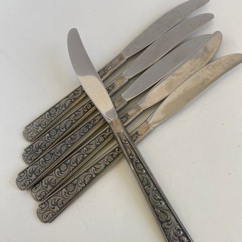 Vintage fruktkniver fra Pewter