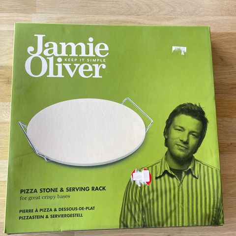 Ny Jamie Oliver pizza stone & serving rack