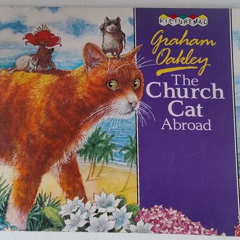 The Church Cat Abroad English children's book engelsk barnabok