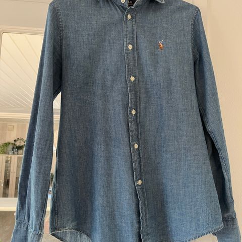 Polo Ralph Lauren denimskjorte, str 2/XS