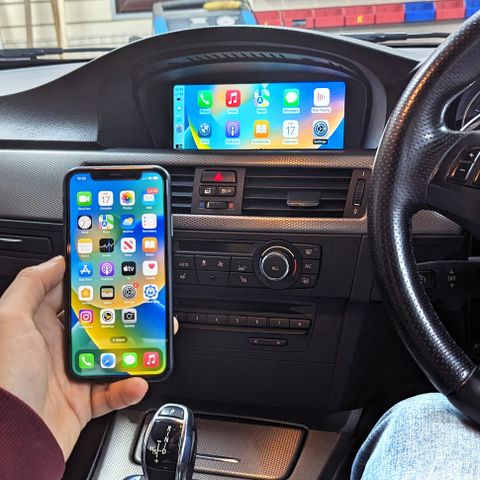 BMW Android bilstereo multimedia bilnavigasjon, Apple CarPlay, DAB+