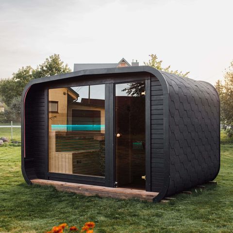 Moderne LUX sauna med 15 % rabatt!