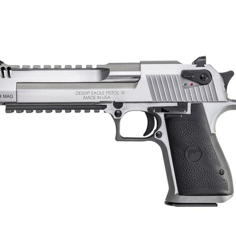 Desert Eagle, .44 Magnum, Stainless with Integral Muzzle Brake