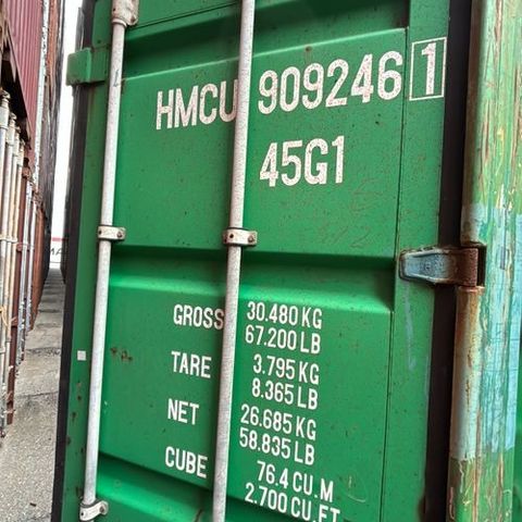 Brukte 40 ft HC container. AS IS. Tananger