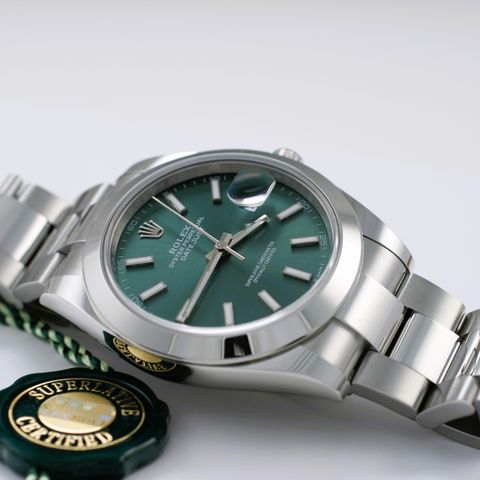 Rolex Datejust 41 Mint Green Dial RESERVERT!