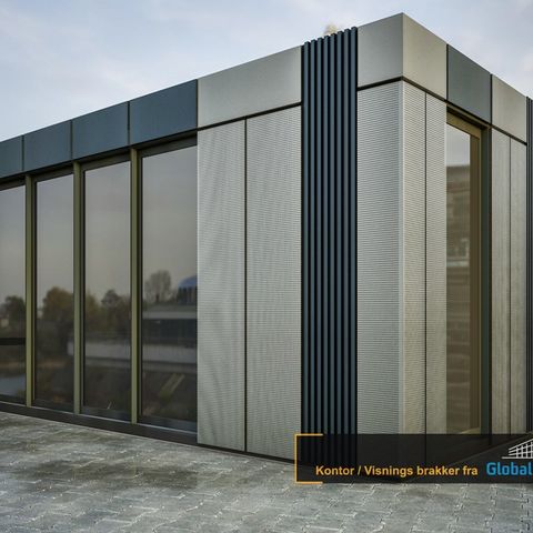 Kontorbrakke / Showroom-container / Design modul / Spisebrakke / Arbeidsbrakke