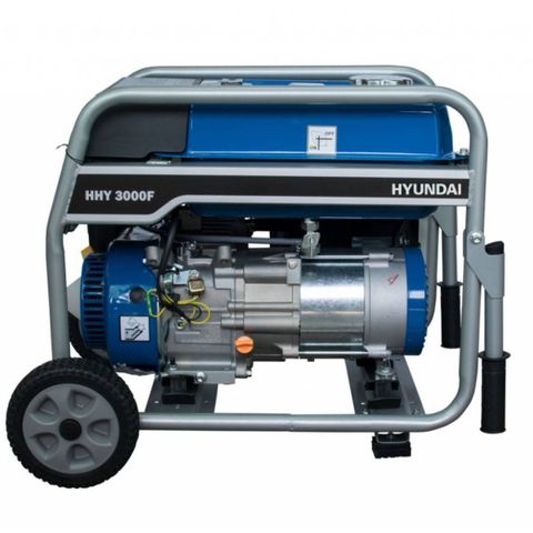 SALG! HYUNDAI 2800W AGGREGAT INK. HJUL - HH3000F - 3 ÅRS GARANTI