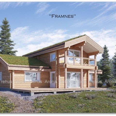 Tømmerhytte / hus "Framnes" BRA=158m2
