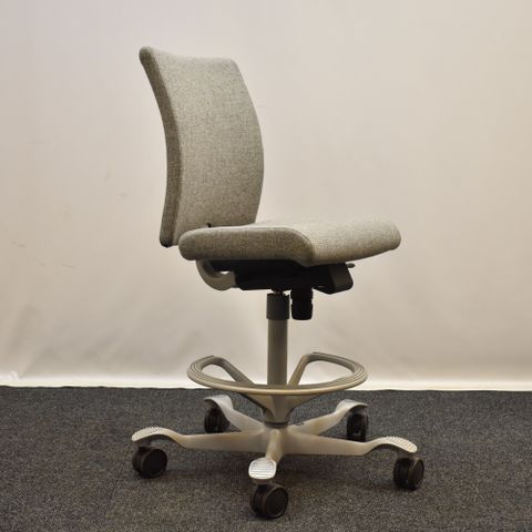 1 stk - Håg H04 4200 kontorstol, grå - Brukte kontormøbler
