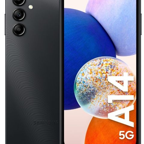 SAMSUNG GALAXY A14 5G 64 GB - Selges med 2 år garanti og 3 år reklamasjon