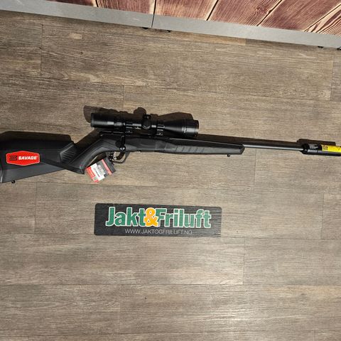 Savage B22f 22lr med tasco 3-9x40 og hausken demper