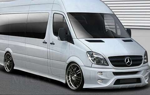 MERCEDES SPRINTER 2006-2013 - (frontfanger & sideskjørt)