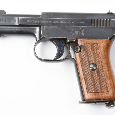 Mauser pistol M/1910/14 kaliber .25 ACP (6,35 mm) RESERVERT