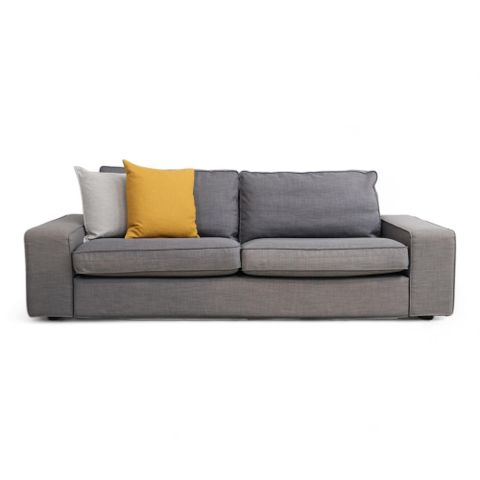 Fri Frakt | Nyrenset | Mørk grå IKEA Kivik 3-seter sofa