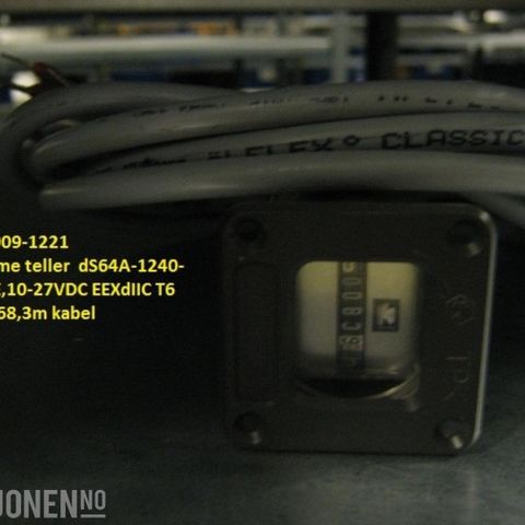 13 STK. TIME TELLER IP68 3M KABEL DS64A-1240-BE,10-27VDC EEXDLLC T6, 01.05